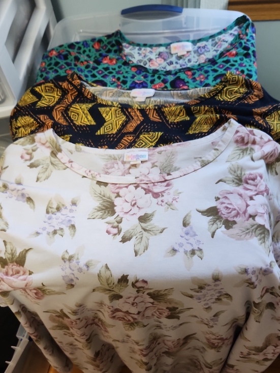 LuLaRoe Tops - LuLaRoe 3pcs Irma 3X